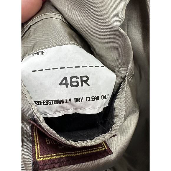 Unbranded Mens Suit Coat Size 46R Brown Single Breasted 2 Button Up - Picture 10 of 15